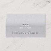 サロン鋏 名刺 (裏面)