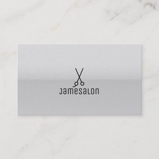 サロン鋏 名刺 (正面)