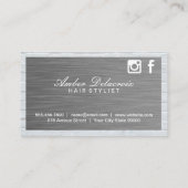 サロン鋏 |鋼とレンガ | QRコード 名刺 (裏面)