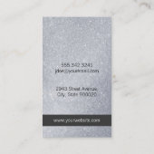 サロン鞘 | グリッター 名刺 (裏面)