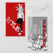 サロン(アポイントメントカード)に沿って 予約カード (正面/裏面)