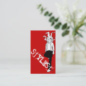 サロン(アポイントメントカード)に沿って 予約カード (スタンド正面)