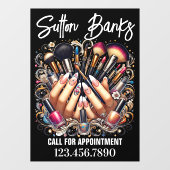 サロン ウィンドウサイン (シート)