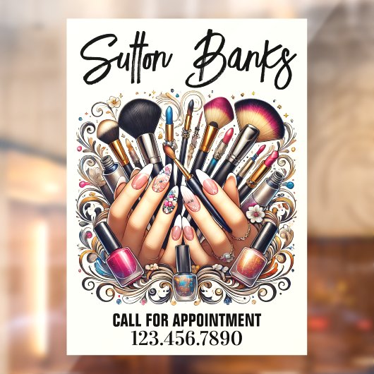 サロン ウィンドウサイン (シート2)