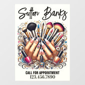 サロン ウィンドウサイン (シート)