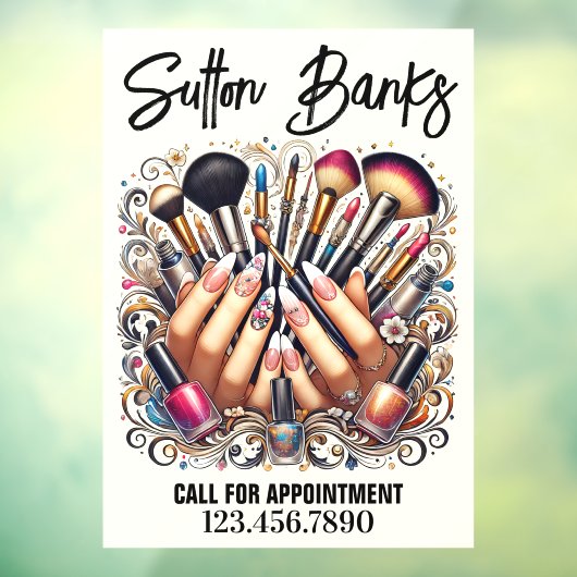 サロン ウィンドウサイン (シート3)