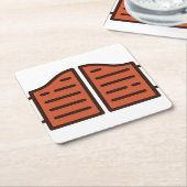 サロン スクエアペーパーコースター (アングル)