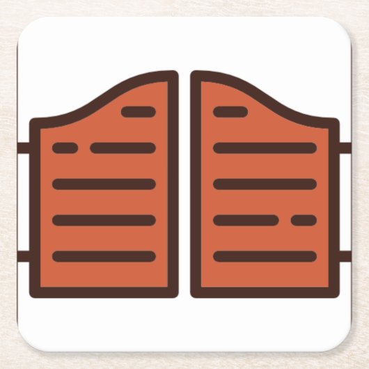 サロン スクエアペーパーコースター (正面)