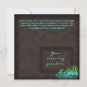 サロン&スパのご案内 - ポストカード ターコイズブルーグリーン (裏面)