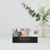 サロン&スパエステティシャン 名刺 (スタンド正面)