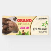 サロン＆スパ グランドオープンバナー 横断幕 (横)