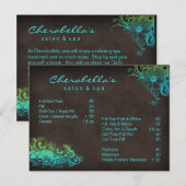 サロン スパ フローラル ポストカード パンフレット (正面/裏面)