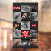 サロン スパ 眉 リップ 来店 リラックス リジュビネート ウィンドウサイン (シート2)