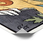 サロン・デ・セント、1894年アールヌーボーby Eugene Grasset ポスター (角)