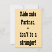 サロン ドアのカメレオン サンキューカード (裏面)