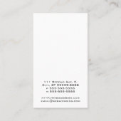 サロン 名刺 (裏面)