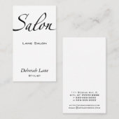 サロン 名刺 (正面/裏面)