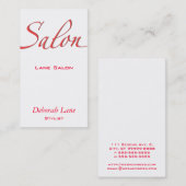 サロン 名刺 (正面/裏面)