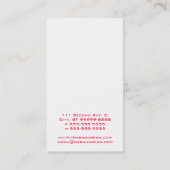 サロン 名刺 (裏面)