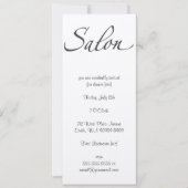 サロン 招待状 (正面)
