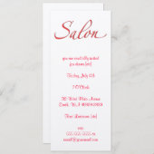 サロン 招待状 (正面/裏面)