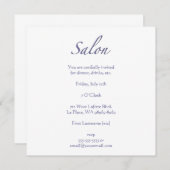 サロン 招待状 (正面/裏面)