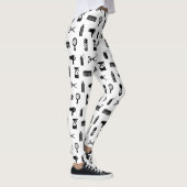 サロン&理容師ヘアドレッサーパターンカスタムBGカラー レギンス (右)