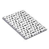 サロン&理容師美容師パタカスタムーン色 ノートブック (右側)