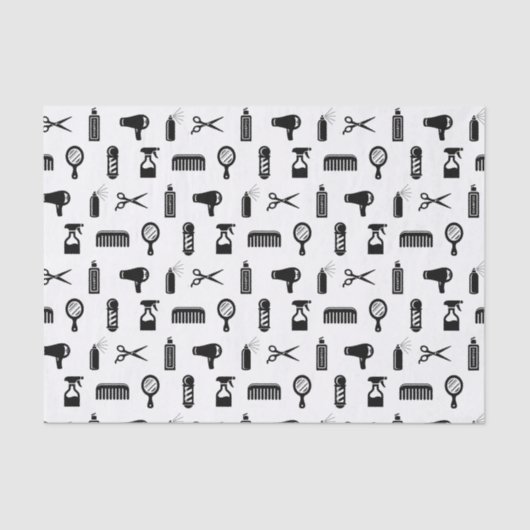 サロン&理容師美容師パタカスタムーン色 薄葉紙 (正面)