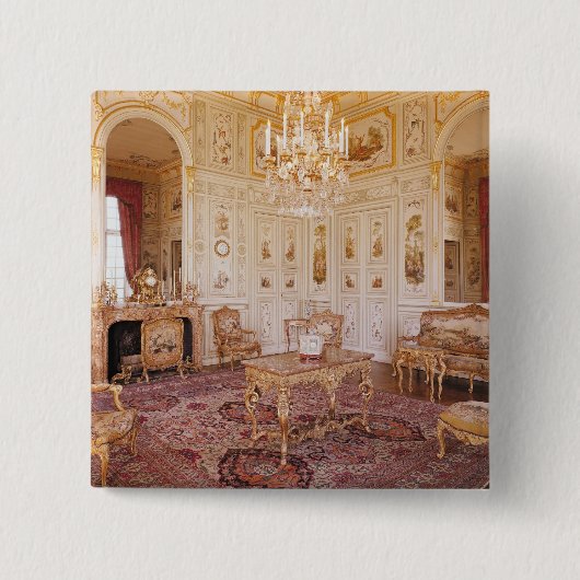 サロンChinois、c.1740 缶バッジ (正面)