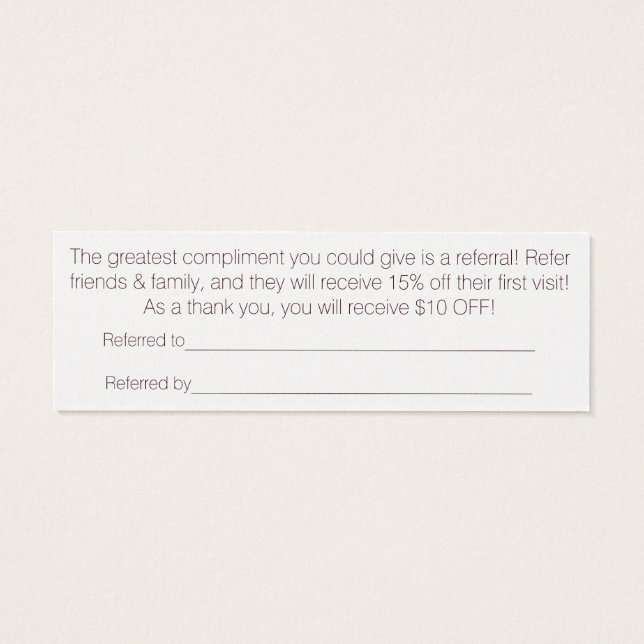 サロンMEO紹介 (裏面)