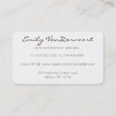 サロンMEO 名刺 (裏面)