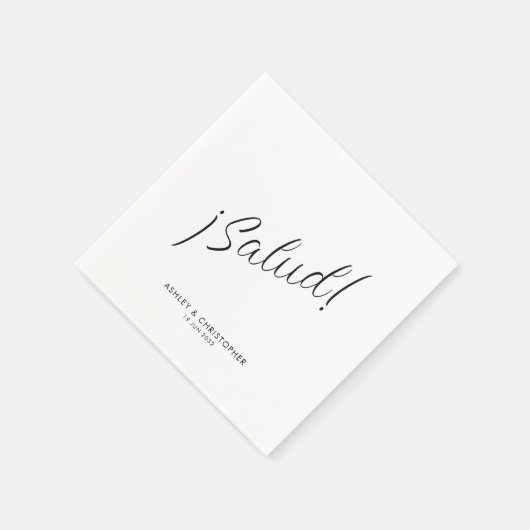 サロー!任意のミニマル大事な行事カクテル スタンダードカクテルナプキン (角)