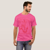 サワディータイ伝統的サークヤンタイツインタイガース Tシャツ (正面フル)