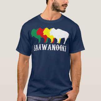 サワノキショーニー先住民アメリカインディアン Tシャツ
