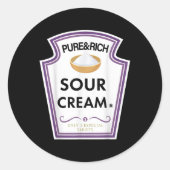 サワークリおもしろいームグループコンディションファミリーハロウィーン ラウンドシール (正面)