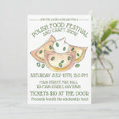 サワークリームポーランドフード付きピエロフェスティバル 招待状 (スタンド正面)