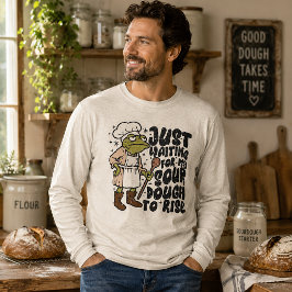サワードウが発酵するの待ってるだけカエル トライブレンドTシャツ
