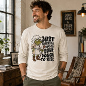 サワードウが発酵するの待ってるだけカエル トライブレンドＴシャツ