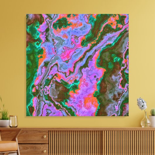 サワーマーブルキャンバス印刷 キャンバスプリント (インサイチュ (リビング))