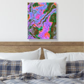 サワーマーブルキャンバス印刷 キャンバスプリント (インサイチュ (寝室))