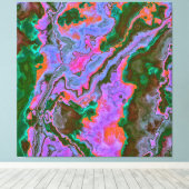 サワーマーブルキャンバス印刷 キャンバスプリント (インサイチュ (ウッドフロア))