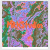 サワーマーブルステッカー シール (シート)