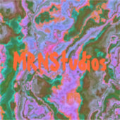 サワーマーブルステッカー シール (正面)