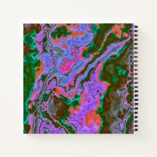 サワーマーブルノートブック ノートブック (裏面)