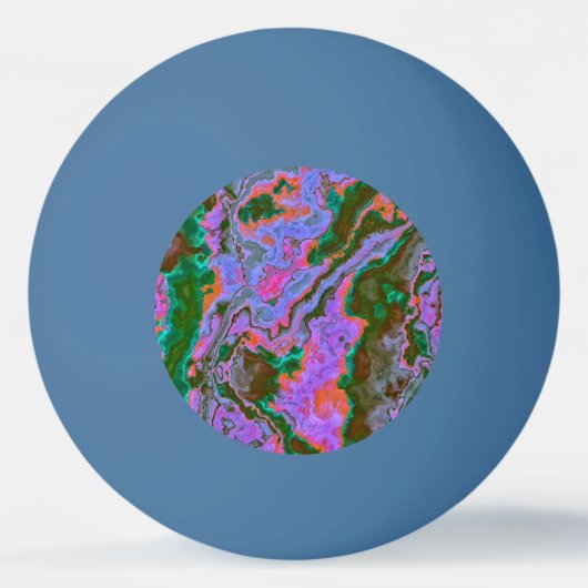 サワーマーブルピンポンボール 卓球ボール (正面)