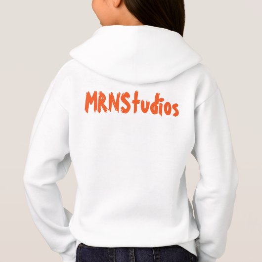 サワーマーブルフード付きスウェットシャツ (裏面)