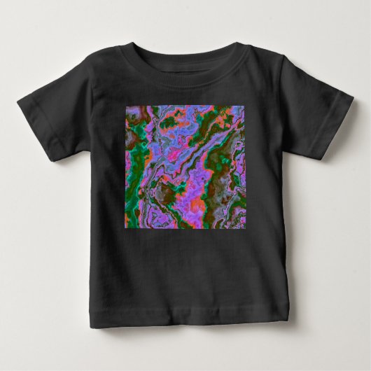 サワーマーブルベビーTシャツ ベビーTシャツ (正面)