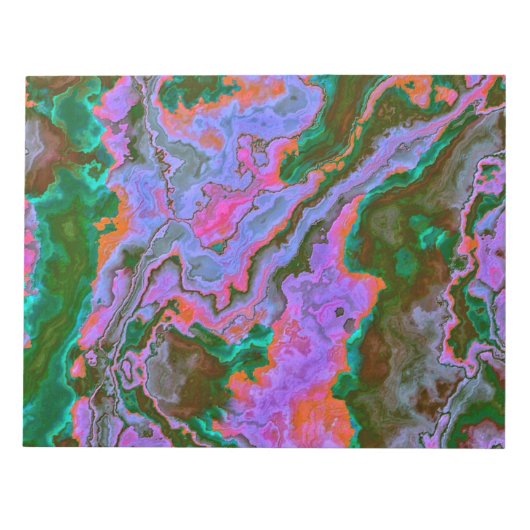 サワーマーブルメモ帳 ノートパッド (正面)