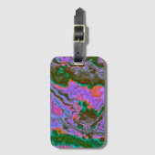 サワーマーブルラゲッジタグ ラゲッジタグ (正面縦)